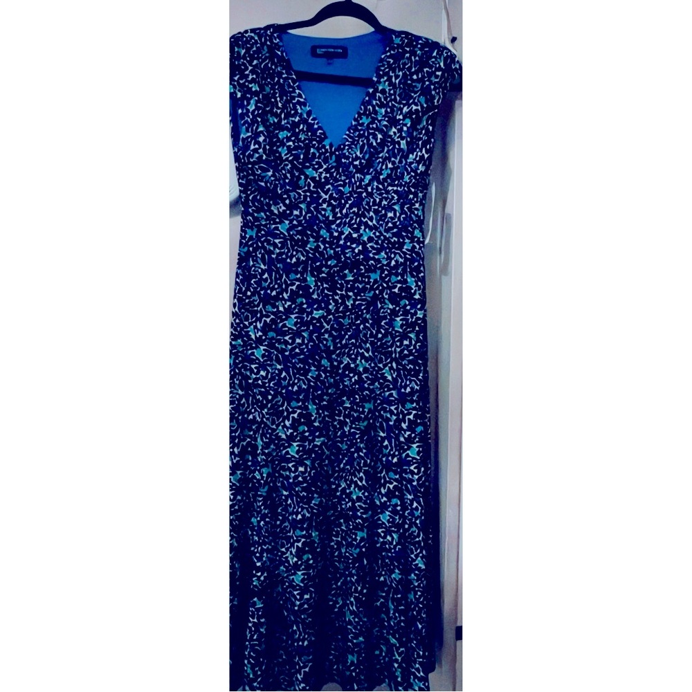 Jones New York Floral Sleeveless Dress, Size 4